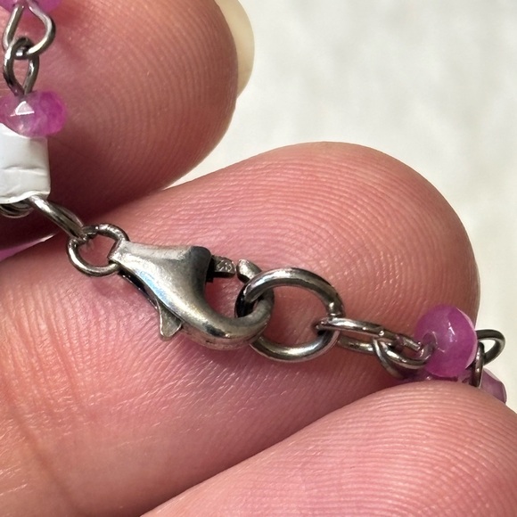 NEW Genuine Freshwater Pearls & Pink Quartz Beaded 30” Necklace - Picture 5 of 5